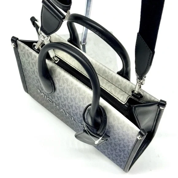 Michael Kors Mirella Small Ombré Signature Logo Crossbody Bag Black Multi